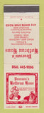 Matchbook Cover - Pearson's Hofbrau Haus Prescott AZ