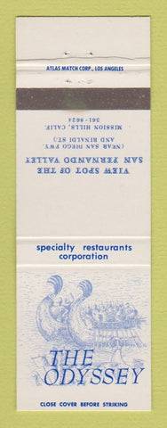 Matchbook Cover - The Odyssey Mission Hills CA