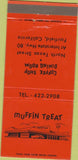 Matchbook Cover - Muffin Treat Fairfield CA 30 Strike