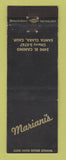 Matchbook Cover - Mariani's Santa Clara CA