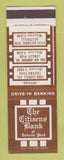 Matchbook Cover - Citizens Bank Takoma Park Beltsville MD