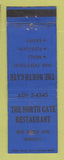 Matchbook Cover - North Gate Restaurant Berkeley CA WEAR