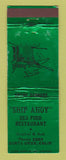 Matchbook Cover - Ship Ahoy Safood Restaurant Santa Cruz CA WEAR