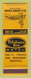 Matchbook Cover - Petaluma Inn Motel CA Old Adobe Room