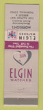 Matchbook Cover - Elgin Watches Morrison Jewelry Berkeley CA