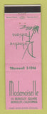 Matchbook Cover - Mademoiselle Women's Clothes Berkeley CA