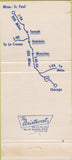 Matchbook Cover - Jermoo's Truck Stop Mauston Tomah Oakdale WI 30 Strike