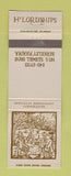Matchbook Cover - Hs Lordships Berkeley CA