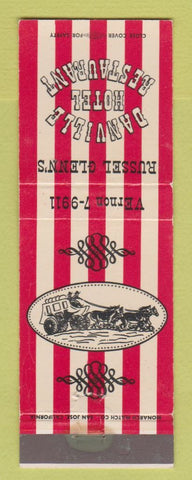 Matchbook Cover - Danville Hotel Restaurant Russel Glenn's Danville CA WEAR