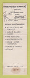 Matchbook Cover - Danville Hotel Restaurant Russel Glenn's Danville CA WEAR