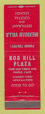 Matchbook Cover - Mexican Villa Nob Hill Plaza Pinole CA Mexican