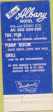 Matchbook Cover - New Albany Hotel Denver CO 30 Strike