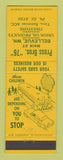 Matchbook Cover - Pruss Bros Union 76 oil gas Bellevue WA Firestone Tires