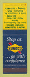 Matchbook Cover - Sunoco oil gas Marv's Dearborn MI