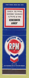 Matchbook Cover - PRM oil gas Jerry Schreiner Condon OR