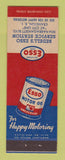 Matchbook Cover - Esso oil gas Bedell's Cranston RI