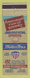 Matchbook Cover - Republic Mobil oil gas Petersburg Hopewell Emporia VA