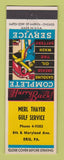 Matchbook Cover - Merl Thayer Gulf oil gas Erie PA