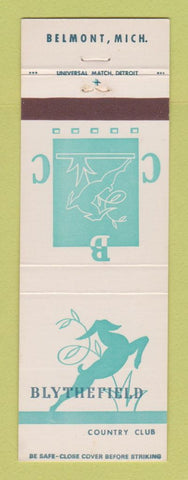 Matchbook Cover - Blythefield Country Club Belmont MI