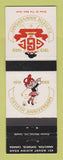 Matchbook Cover - Glendale Golf and Country Club Hamilton ON 1969