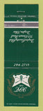 Matchbook Cover - Dayton Country Club Dayton OH