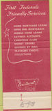 Matchbook Cover - 1st Federal Savings Loan Alpena MI 30 Strike