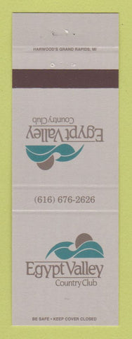 Matchbook Cover - Egypt Valley Country Club Ada MI