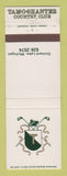 Matchbook Cover - Tam O Shanter Country Club Orchard Lake MI