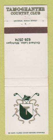Matchbook Cover - Tam O Shanter Country Club Orchard Lake MI