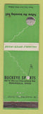 Matchbook Cover - Buckeye Sports Golf Peninsula OH