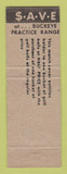 Matchbook Cover - Buckeye Sports Golf Peninsula OH