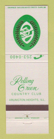 Matchbook Cover - Rolling Green Country Club Arlington Heights IL