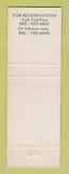 Matchbook Cover - French Lick Springs Golf Resort French Lick IN
