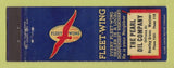 Matchbook Cover - Fleet Wing oil gas Pearl Oil Bowling Green Weston OH