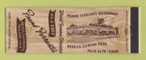 Matchbook Cover - Frank Ferranti's Restaurant Palo Alto CA