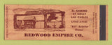 Matchbook Cover - Redwood Empire San Carlos CA Fencing