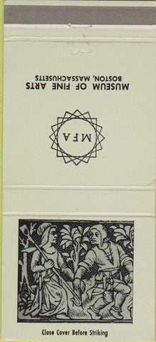 Matchbook Cover - Museum of Fine Arts Boston MA 30 Strike