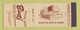 Matchbook Cover - Barts Charcoal Restaurant Portland OR feature