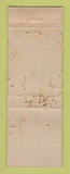 Matchbook Cover - Old Spanish Fort Tourist Village Mobile AL WORN