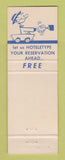 Matchbook Cover - Del Webb's Towne House San Francisco CA Full Length