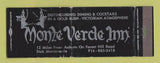 Matchbook Cover - Monte Verde Inn by Auburn CA WEAR Full Length