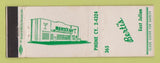 Matchbook Cover - Berti's Restaurant Bail Bonds San Jose? CA