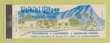 Matchbook Cover - Waikiki Viallage Los Gatos CA WEAR Full Length