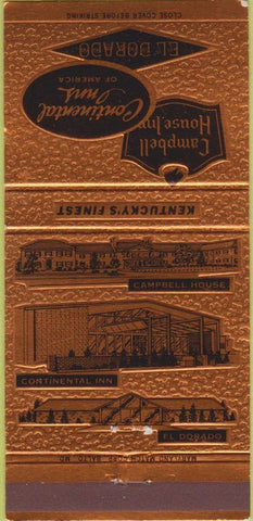 Matchbook Cover - Campbell House El Dorado KY 30 Strike