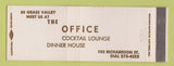 Matchbook Cover - Office Restaurant Grass Valley CA Full Length