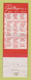Matchbook Cover - Jacob Mayer Men's Clothes Easton PA WEAR