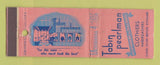 Matchbook Cover - Tabin Pearlman Men's Clothes New York City PINK