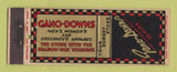 Matchbook Cover - Gano Downs Clothes Denver Colorado WEAR