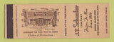 Matchbook Cover - JT Schusler Men's Clothes Tailor St Paul MN CREASE