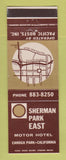 Matchbook Cover - Biff's Restaurants George McManus Drawing Long Beach CA